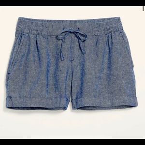 Old Navy Mid Rise Linen blend shorts Medium